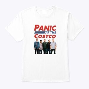 Panic At The Costco Shirt Funny Meme Music Band Unisex T-shirt Gift For Fan
